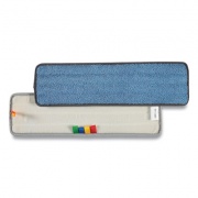 Coastwide Professional Microfiber Wet Mop Pad, 5 x 18, Blue (24420013)