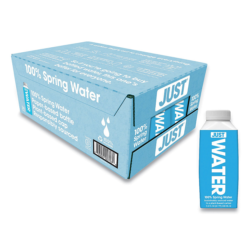Just Water Spring Water, 11.2 oz, 24/Carton (DEZJGD00703)