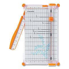 Fiskars SureCut Deluxe Paper Trimmer, 10 Sheets, 12" Cut Length, Plastic Base, 9 x 15 (FSK1775901001)
