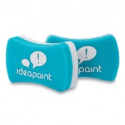 IdeaPaint Foam Dry Erase Whiteboard Erasers, 5.28 x 4.8 x 1.26, 2/Pack (ACERASER)