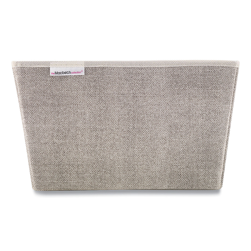 Macbeth Collection Storage Tote, Medium, 7.5" x 10.8" x 13", Tan (KNI25434FEJ)