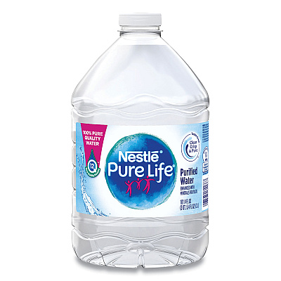 Nestle Waters Pure Life Purified Water, 101.4 oz Bottle, 6/Pack (NLE12386172)