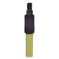 O'Dell Broom Handle with Nylon Thread, Fiberglass, 60", Yellow (ODCHFY)