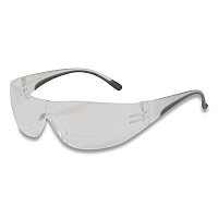 Bouton Zenon Z12R Rimless Optical Eyewear with 2-Diopter Bifocal Reading-Glass Design, Scratch-Resistant, Clear Lens, Gray Frame (PID250270020)