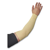 KutGard Knitted Kevlar Sleeve, 2-Ply, 18", Tan (PID10KS18)