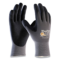 MaxiFlex Endurance Seamless Knit Nylon Gloves, X-Large, Gray/Black, 12 Pairs (PID34844XL)