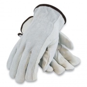 PIP Top-Grain Leather Drivers Gloves with Shoulder-Split Cowhide Leather Back, X-Large, Gray (68161SBXL)