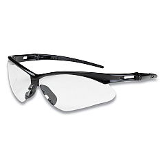 Bouton Anser Optical Safety Glasses, Anti-Fog, Scratch-Resistant, Clear Lens, Black Frame (PID250AN10111)
