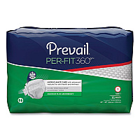 Prevail Per-Fit360 Degree Briefs, Maximum Plus Absorbency, Size 1, 26" to 48" Waist, 96/Carton (PVLPFNG012)