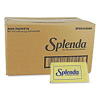 Splenda No Calorie Sweetener Packets, 0.04 oz Packets, 400/Box, 6 Boxes/Carton (SNHMCN224137)