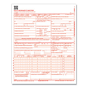 ComplyRight CMS-1500 Health Insurance Claim Form, One-Part (No Copies), 8.5 x 11, 1,000 Forms Total (TFPCMS12LC1)