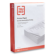 TRU RED Printer Paper, 92 Bright, 20 lb Bond Weight, 8.5 x 11, 500 Sheets/Ream (TUD135855)