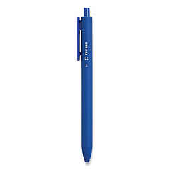 TRU RED Quick Dry Gel Pen, Retractable, Medium 0.7 mm, Blue Ink, Blue Barrel, 5/Pack (TUD24377036)