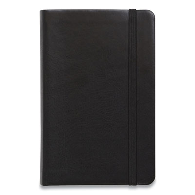 TRU RED Flexible-Cover Business Journal, 1-Subject, Quadrille Rule, Black Cover, (128) 3.5 x 5.5 Sheets (24377314)