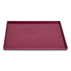TRU RED Slim Stackable Plastic Tray, 6.85 x 9.88 x 0.47, Purple (TUD24380415)