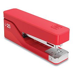 TRU RED Desktop Aluminum Stapler, 25-Sheet Capacity, Red (TUD24418162)
