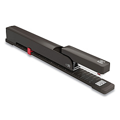 TRU RED Long Reach Stapler, 20-Sheet Capacity, 12" Throat, Black (TUD24418187)