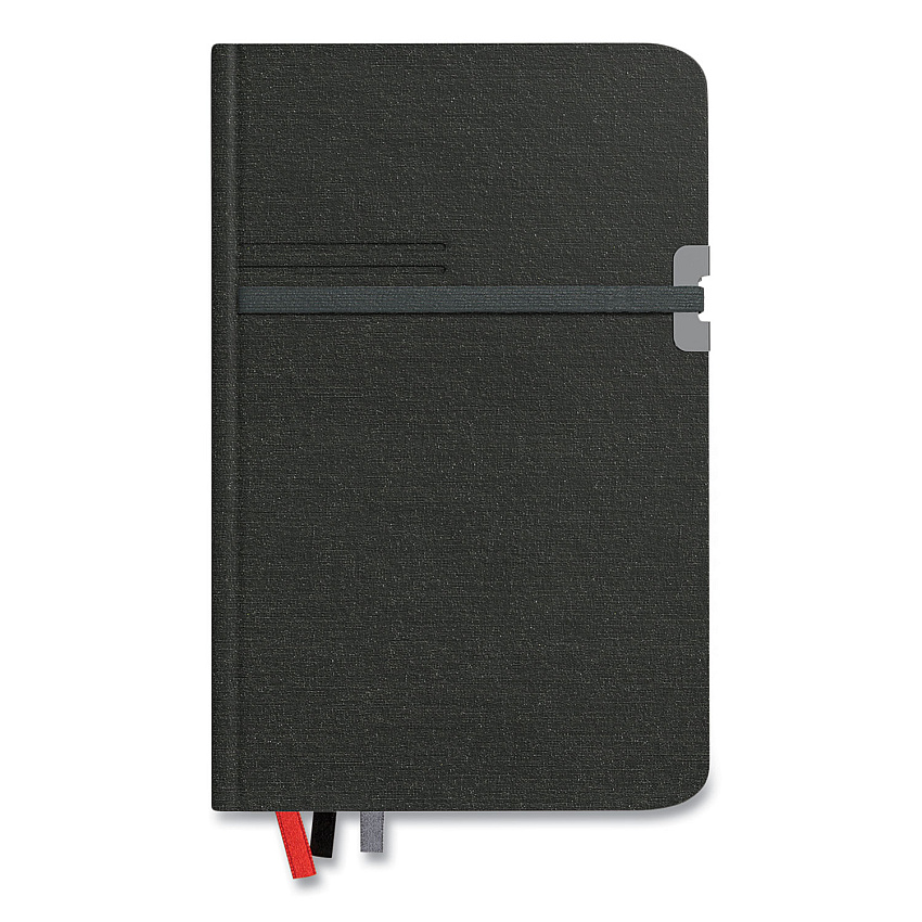TRU RED Mastery Journal, 1-Subject, Narrow Rule, Black Cover, (192) 8 x 5 Sheets (TUD24421812)