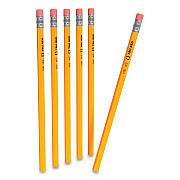 TRU RED Wooden Pencil, HB (#2), Black Lead, Yellow Barrel, 72/Pack (TUD24424023)
