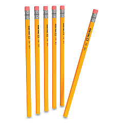 TRU RED Wooden Pencil, HB (#2), Black Lead, Yellow Barrel, 72/Pack (TUD24424023)