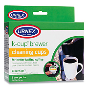 Urnex CleanCup Coffee Pod Brewer Cleaning Cups, 0.25 oz Cup, 5/Pack (URN70135)