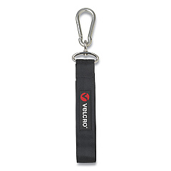 Velcro EASY HANG Strap, Large, Black/Silver (VEK30134USA)