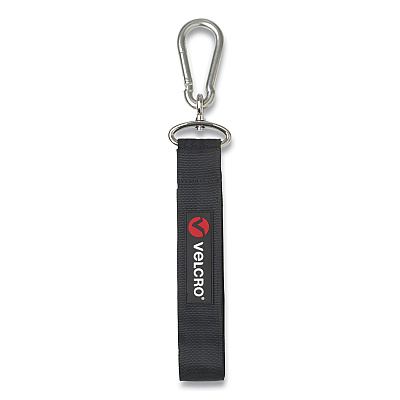 Velcro EASY HANG Strap, Large, Black/Silver (VEK30134USA)