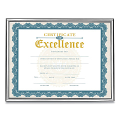 Victory Light U-Channel Document Frame, 8.5 x 11, Silver (VLUVS4503B811S)