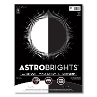 Astrobrights Color Cardstock - "Basic" Assortment, 65 lb Cover Weight, 8.5 x 11, Assorted Basic Colors, 100/Pack (WAU91647)