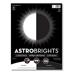 Astrobrights Color Cardstock - "Basic" Assortment, 65 lb Cover Weight, 8.5 x 11, Assorted Basic Colors, 100/Pack (WAU91647)