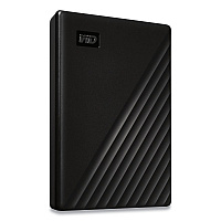 WD MY PASSPORT External Hard Drive, 2 TB, USB 3.2, Black (WDCBYVG0020BBK)