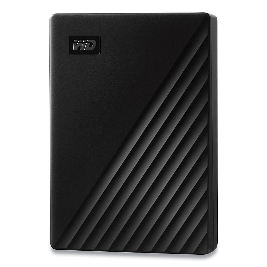 WD MY PASSPORT External Hard Drive, 5 TB, USB 3.2, Black (WDCBPKJ0050BBK)