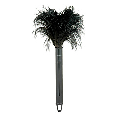 O'Dell Pop Top Feather Duster, Ostrich, 9" to 14" Handle, Black (ODCRET14UNS91)