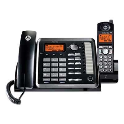 Motorola ViSYS 25255RE2 Two-Line Corded/Cordless Phone System with Answering System (MTRML25255)