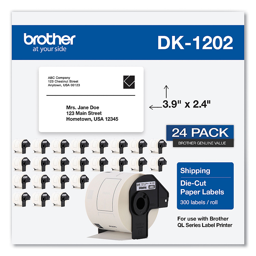 Brother DK Address Label (DK120224PK)