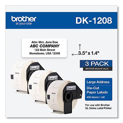 Brother DK Address Label (DK12083PK)