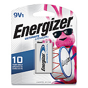Energizer Ultimate Lithium 9V Batteries, 1 Pack (EVEL522BP)