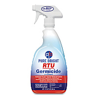 Pure Bright RTU Germicide With Bleach, Fresh Scent, 32 oz Spray Bottle, 9/Carton (KIK21598638591)