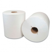 Morcon Tissue Morsoft Controlled Towels, I-Notch, 1-Ply, 7.5" x 800 ft, White, 6 Rolls/Carton (300WI)