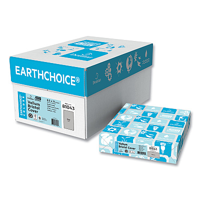 Domtar Cover Stock, 67 lb Bristol Weight, 8.5 x 11, Gray, 250/Pack (DMR81043)