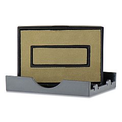 Offistamp Un-Inked Replacement Pad for Self-Inking Stamps, Two-Color, Compatible with All Ink Colors, 1.88" x 1.13", 3/Pack (MKG034515)