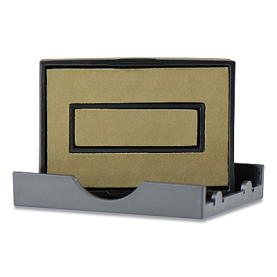 Offistamp Un-Inked Replacement Pad for Self-Inking Stamps, Two-Color, Compatible with All Ink Colors, 1.88" x 1.13", 3/Pack (MKG034515)