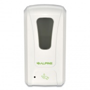 Alpine Automatic Hands-Free Liquid Hand Sanitizer/Soap Dispenser, 1,200 mL, 6 x 4.48 x 11.1, White (430S)
