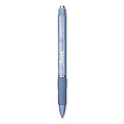 Sharpie Fashion Barrel Gel Pen, Retractable, Medium 0.7 mm, Black Ink, Frost Blue Barrel, Dozen (SAN2126232)