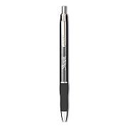 Sharpie Premium Metal Barrel Gel Pen, Retractable, Medium 0.7 mm, Black Ink, Gun Metal Gray Barrel, Dozen (SAN2147528)