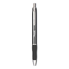Sharpie Premium Metal Barrel Gel Pen, Retractable, Medium 0.7 mm, Black Ink, Gun Metal Gray Barrel, Dozen (SAN2147528)