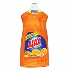 Ajax Dish Detergent, Liquid, Antibacterial, Orange, 52 oz, Bottle, 6/Carton (49860CT)