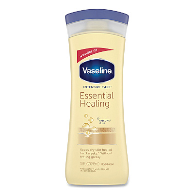 Vaseline Intensive Care Essential Healing Body Lotion with Vitamin E, 10 oz, 6/Carton (DVOCB077007)