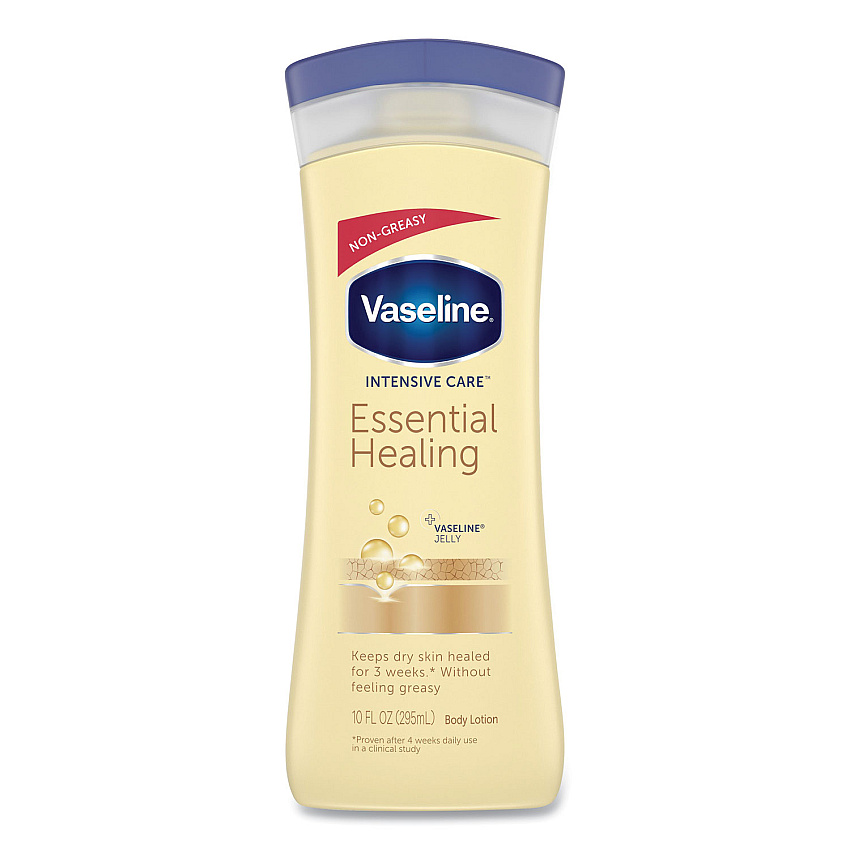 Vaseline Intensive Care Essential Healing Body Lotion with Vitamin E, 10 oz, 6/Carton (DVOCB077007)