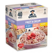 Quaker Instant Oatmeal, Assorted Varieties, 1.05 oz Packet, 40/Box, Ships in 1-3 Business Days (22001144)